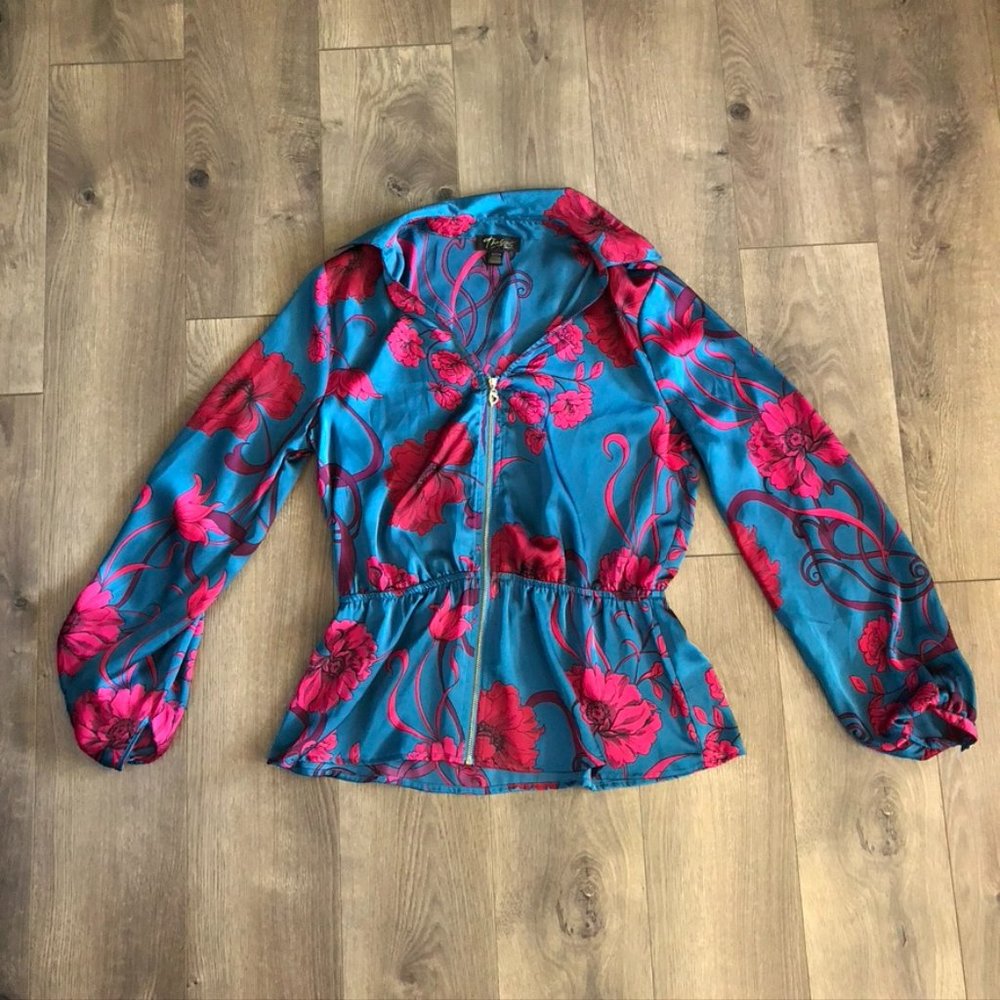 Thalia Sodi Floral Blouse Size: Small